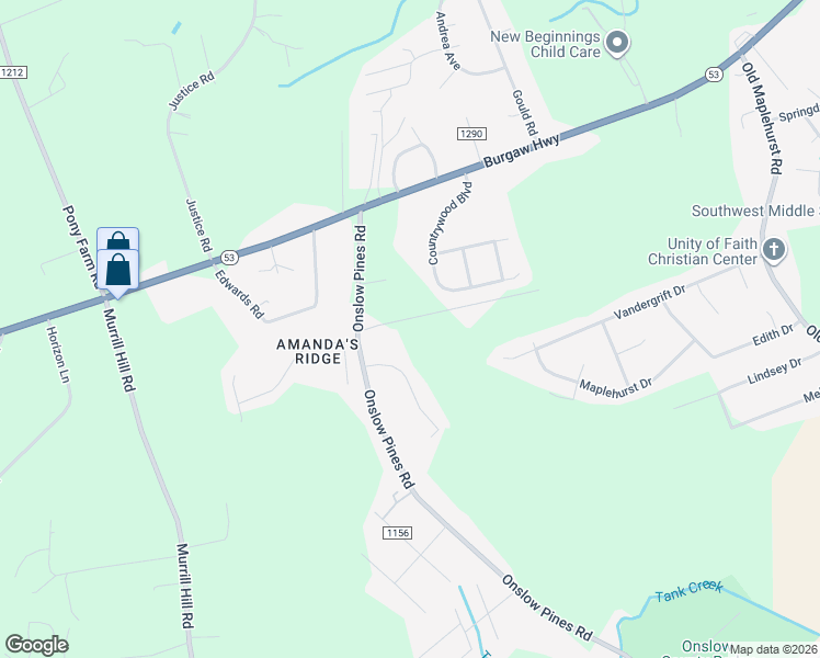map of restaurants, bars, coffee shops, grocery stores, and more near 120 Tee Lane in Jacksonville