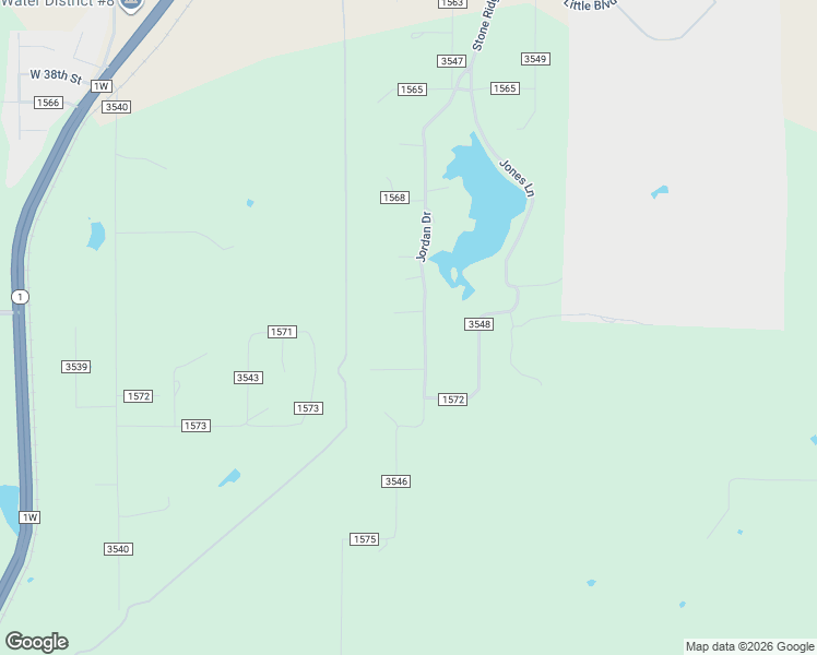 map of restaurants, bars, coffee shops, grocery stores, and more near 14629 1570 in Ada