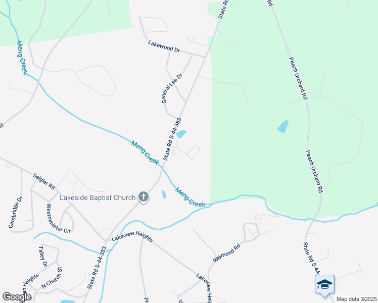 map of restaurants, bars, coffee shops, grocery stores, and more near Lakeside Drive in Union