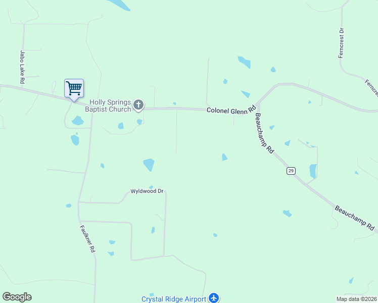 map of restaurants, bars, coffee shops, grocery stores, and more near 2001 Wilkerson Road in Little Rock