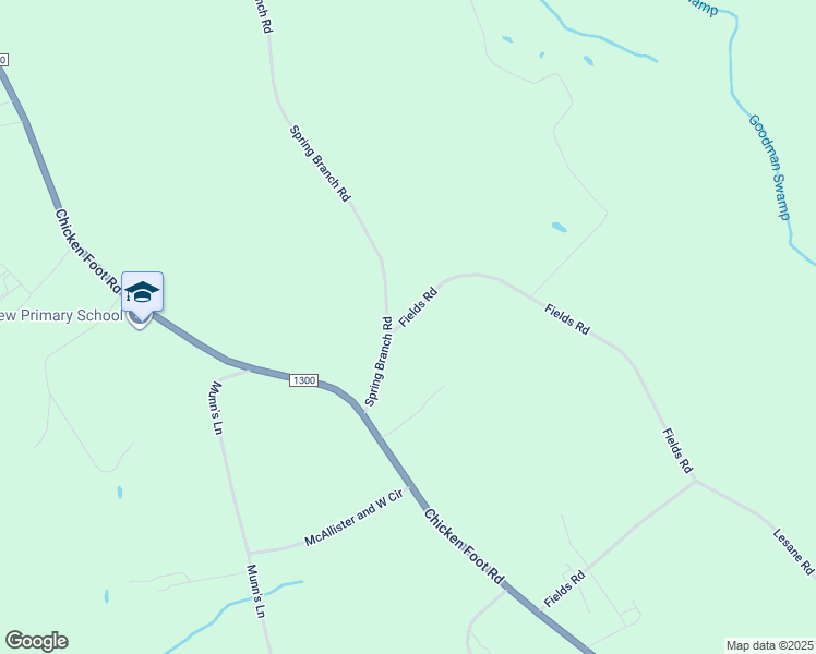 map of restaurants, bars, coffee shops, grocery stores, and more near 1379 Fields Road in Tar Heel