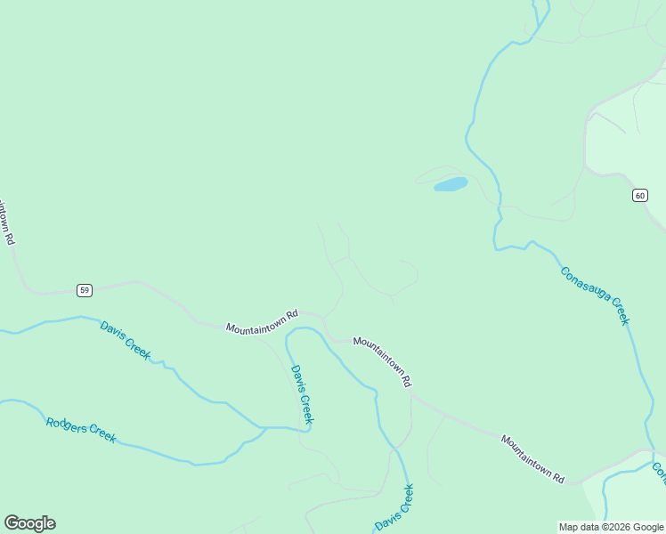 map of restaurants, bars, coffee shops, grocery stores, and more near 201-299 James Court in Ellijay
