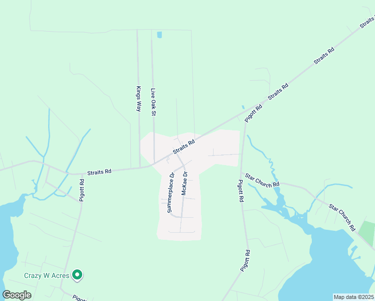 map of restaurants, bars, coffee shops, grocery stores, and more near 696 Straits Road in Gloucester