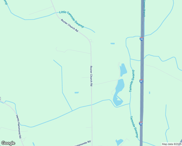 map of restaurants, bars, coffee shops, grocery stores, and more near 1937 Rozier Church Road in Lumberton