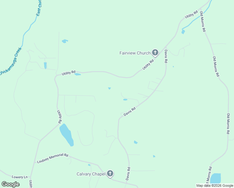 map of restaurants, bars, coffee shops, grocery stores, and more near 2950 Davis Road in Rocky Face
