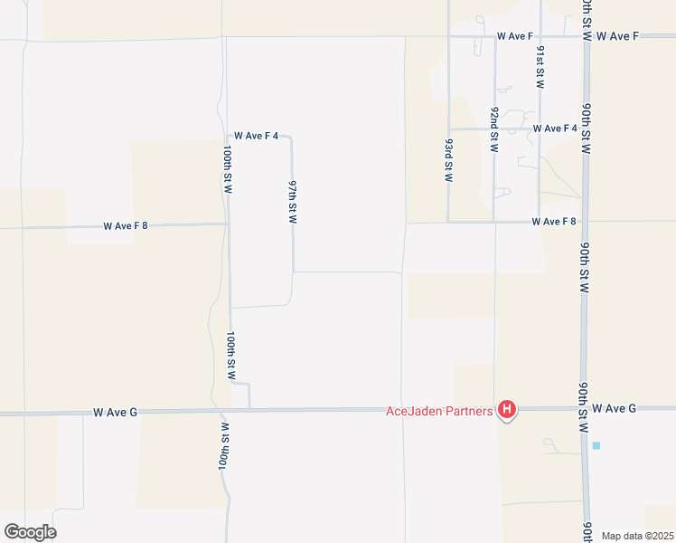 map of restaurants, bars, coffee shops, grocery stores, and more near West Avenue F 10 in Lancaster