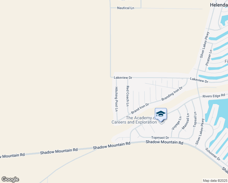 map of restaurants, bars, coffee shops, grocery stores, and more near 26768 Hitching Post Lane in Helendale