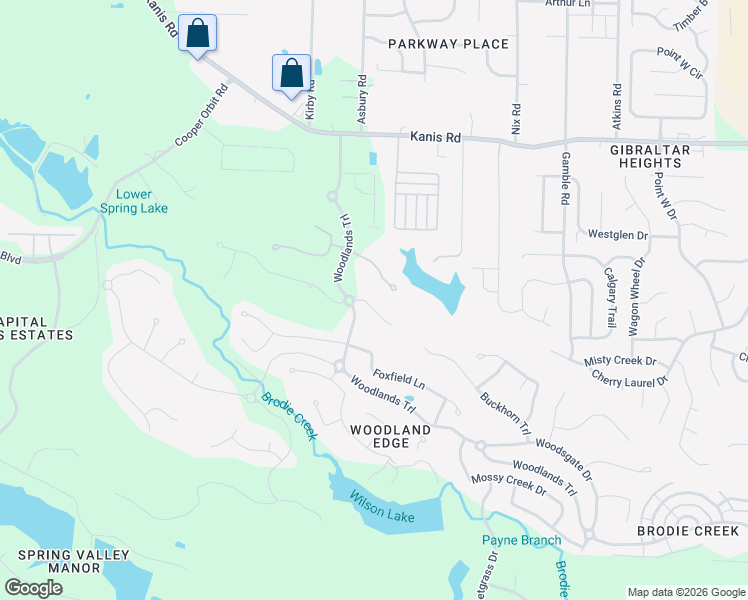 map of restaurants, bars, coffee shops, grocery stores, and more near 2 Hoggards Ridge in Little Rock