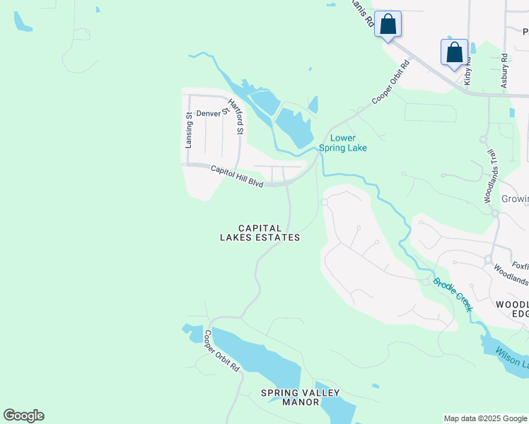 map of restaurants, bars, coffee shops, grocery stores, and more near 16000 Rushmore Avenue in Little Rock