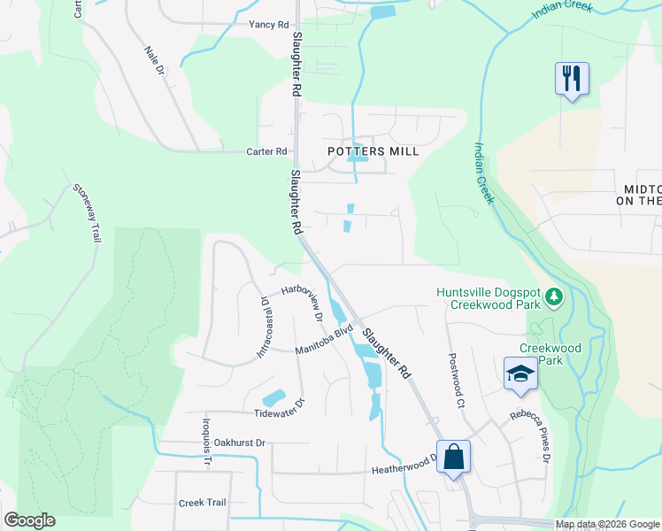 map of restaurants, bars, coffee shops, grocery stores, and more near 107 Kannon Drive in Madison