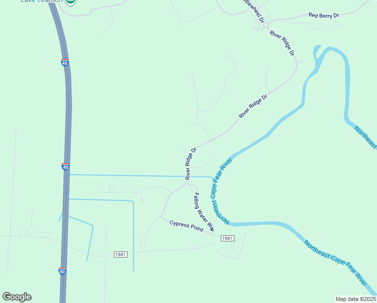 map of restaurants, bars, coffee shops, grocery stores, and more near 330 River Ridge Drive in Wallace