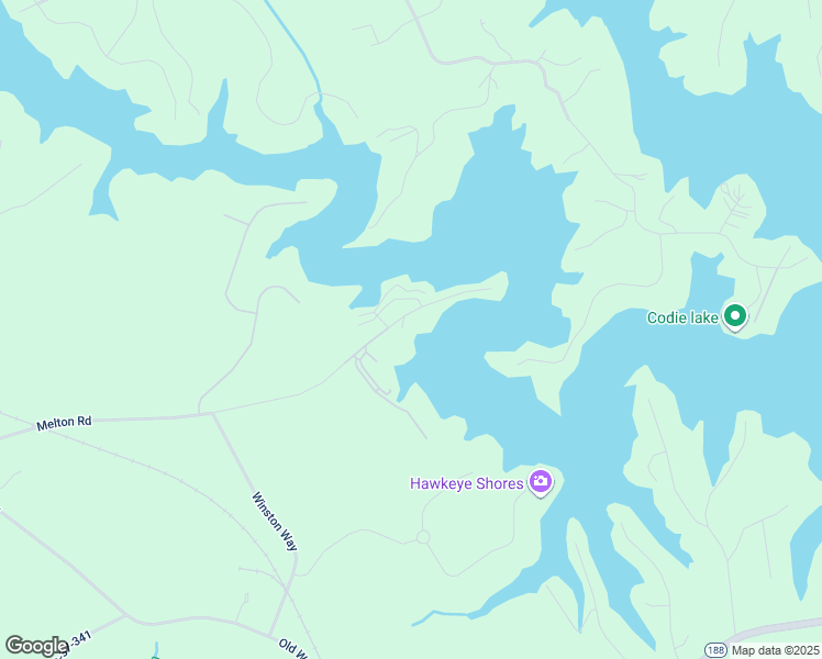 map of restaurants, bars, coffee shops, grocery stores, and more near 1230 Melton Road in West Union
