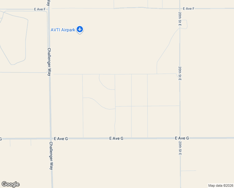 map of restaurants, bars, coffee shops, grocery stores, and more near 15 West Avenue F 12 in Lancaster