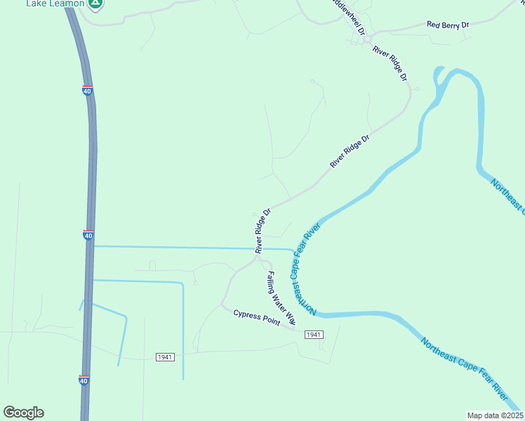 map of restaurants, bars, coffee shops, grocery stores, and more near 330 River Ridge Drive in Wallace