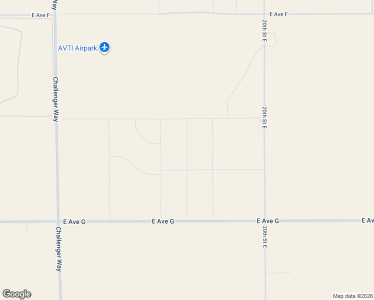 map of restaurants, bars, coffee shops, grocery stores, and more near 16 East Avenue F 12 in Lancaster