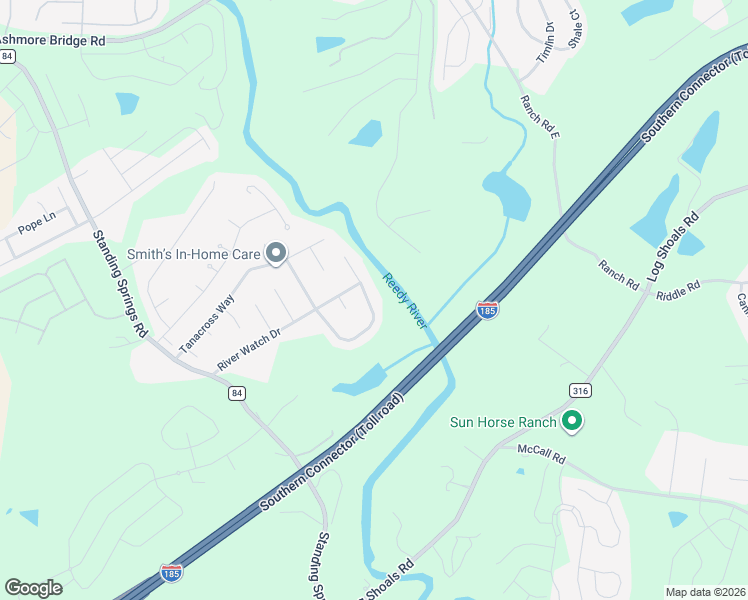 map of restaurants, bars, coffee shops, grocery stores, and more near 40 Reedy River Way in Greenville