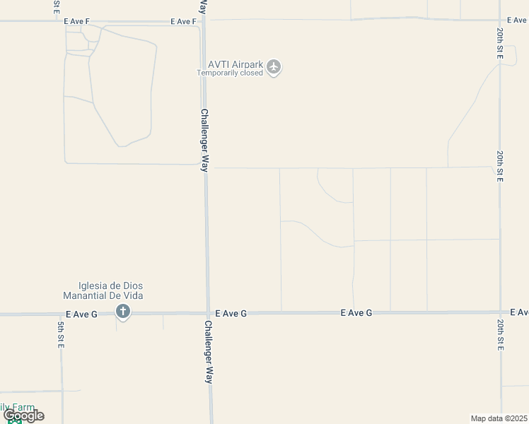 map of restaurants, bars, coffee shops, grocery stores, and more near 2 East Avenue F 12 in Lake Los Angeles