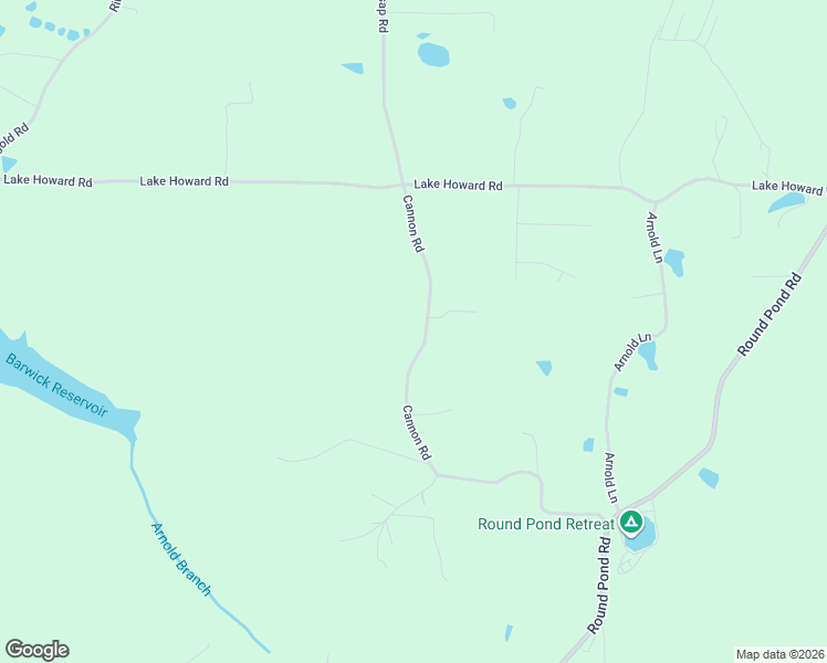 map of restaurants, bars, coffee shops, grocery stores, and more near 322 Cannon Road in LaFayette