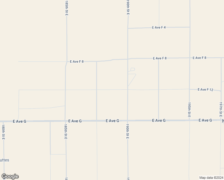 map of restaurants, bars, coffee shops, grocery stores, and more near 5 East Avenue F in Lancaster