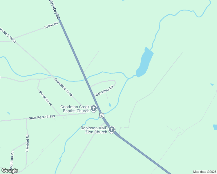 map of restaurants, bars, coffee shops, grocery stores, and more near 122 Bob White Rd in Cheraw