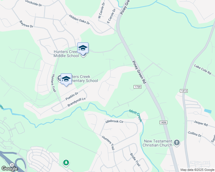 map of restaurants, bars, coffee shops, grocery stores, and more near 304 Cornsilk Court in Jacksonville