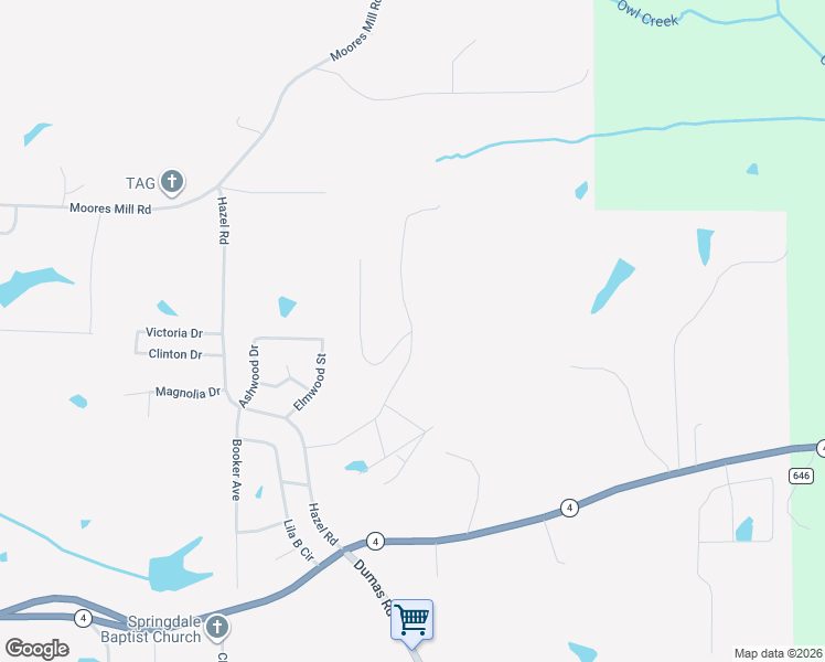 map of restaurants, bars, coffee shops, grocery stores, and more near 226 Mary Ellen Drive in Ripley