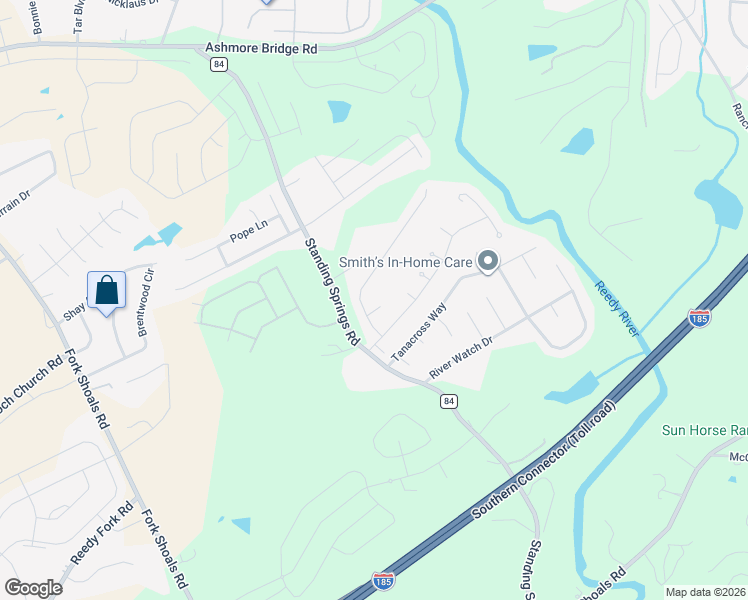 map of restaurants, bars, coffee shops, grocery stores, and more near 104 Aklavik Court in Greenville