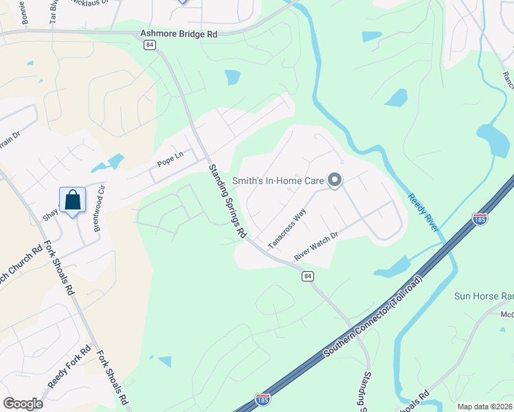 map of restaurants, bars, coffee shops, grocery stores, and more near 104 Aklavik Court in Greenville