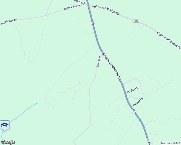 map of restaurants, bars, coffee shops, grocery stores, and more near 156 Lawton Road in Wallace
