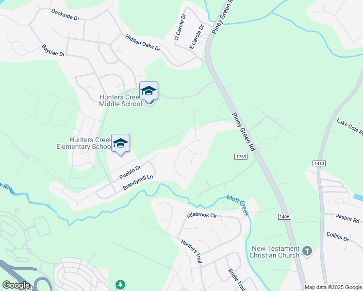map of restaurants, bars, coffee shops, grocery stores, and more near 126 Plow Point Lane in Jacksonville