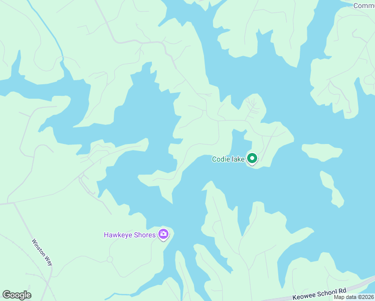 map of restaurants, bars, coffee shops, grocery stores, and more near 2119 Retreat Pointe Road in West Union