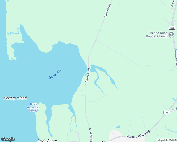 map of restaurants, bars, coffee shops, grocery stores, and more near 1159 Crow Hill Road in Beaufort