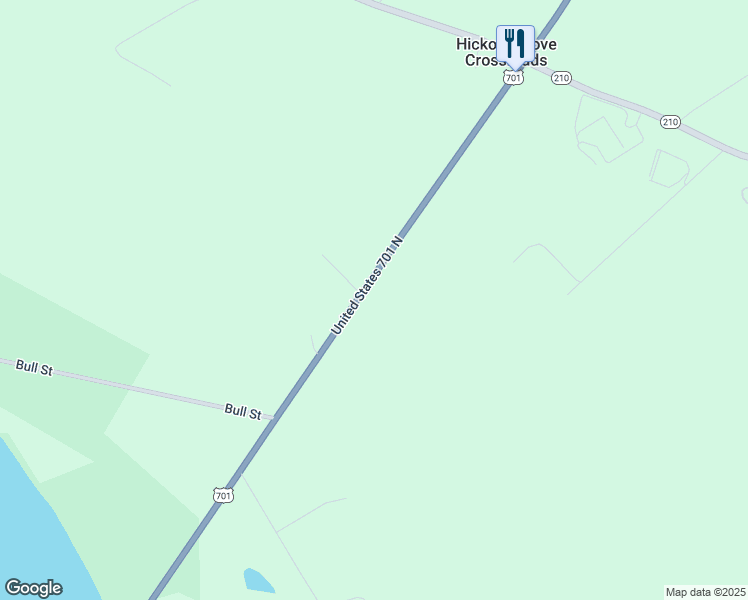 map of restaurants, bars, coffee shops, grocery stores, and more near 14556 U.S. 701 Highway in Garland
