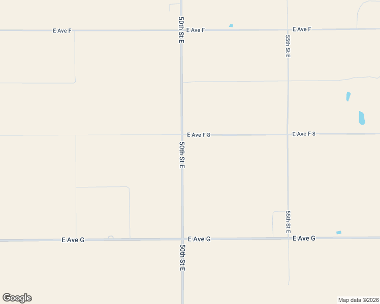 map of restaurants, bars, coffee shops, grocery stores, and more near 47800 50th Street East in Lancaster