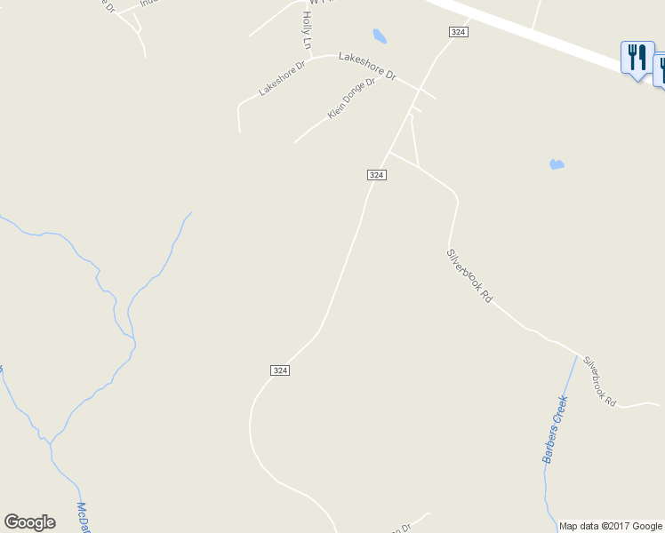 map of restaurants, bars, coffee shops, grocery stores, and more near 3106 State Road 324 in Chester