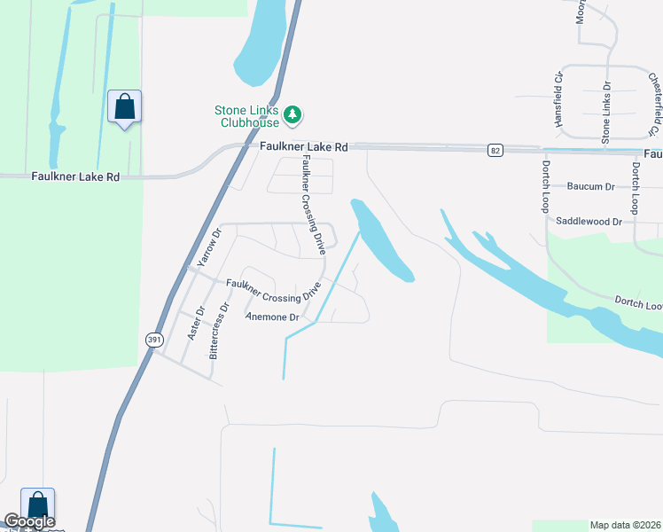 map of restaurants, bars, coffee shops, grocery stores, and more near 1311 Canna Court in North Little Rock