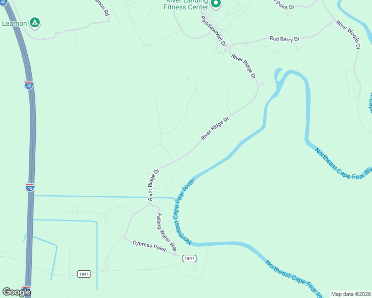 map of restaurants, bars, coffee shops, grocery stores, and more near 282 River Ridge Drive in Wallace