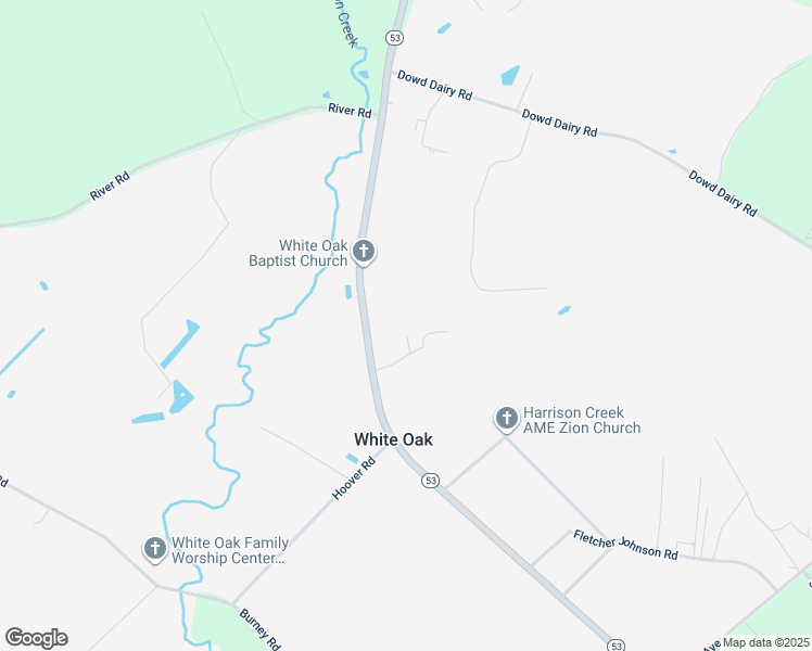 map of restaurants, bars, coffee shops, grocery stores, and more near 44 Wingate Circle in White Oak