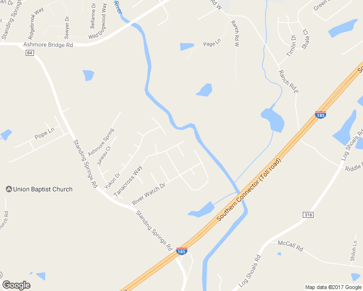 map of restaurants, bars, coffee shops, grocery stores, and more near 101 Ketchitan Court in Greenville