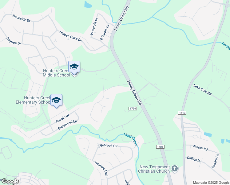 map of restaurants, bars, coffee shops, grocery stores, and more near 107 Marshall Farm Road in Jacksonville