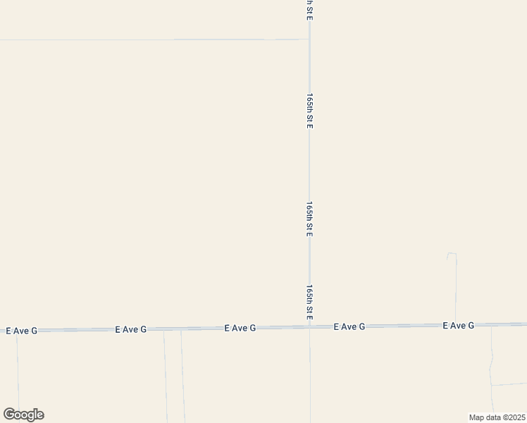 map of restaurants, bars, coffee shops, grocery stores, and more near 165th Street East in Los Angeles County