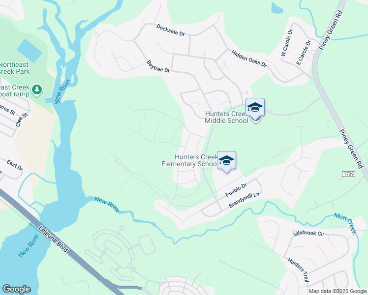 map of restaurants, bars, coffee shops, grocery stores, and more near Wheat Mill Lane in Jacksonville