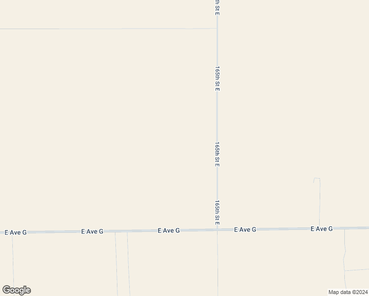 map of restaurants, bars, coffee shops, grocery stores, and more near 165th Street East in Los Angeles County