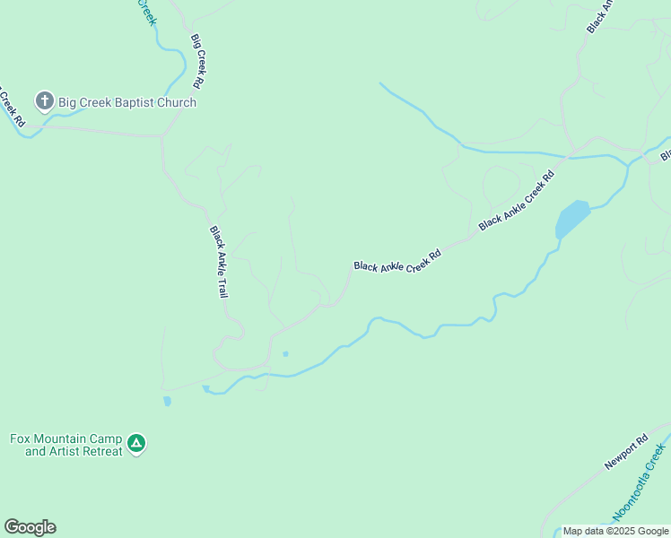 map of restaurants, bars, coffee shops, grocery stores, and more near 1630 Black Ankle Creek Road in Cherry Log