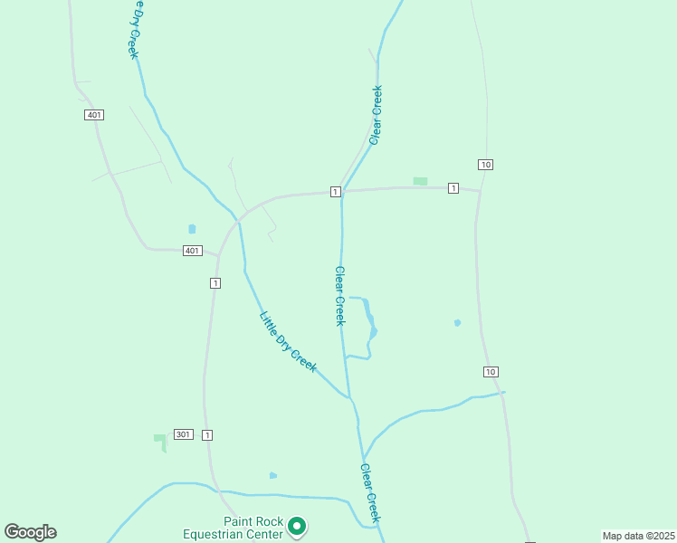 map of restaurants, bars, coffee shops, grocery stores, and more near in Paint Rock