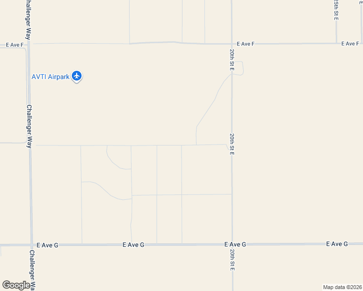 map of restaurants, bars, coffee shops, grocery stores, and more near 47700 17th Street East in Lancaster