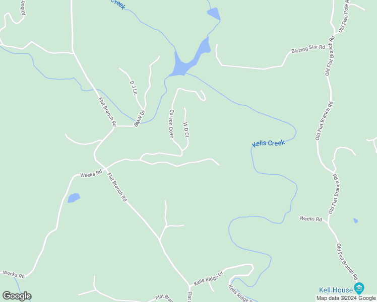 map of restaurants, bars, coffee shops, grocery stores, and more near 44 West D Court in Ellijay