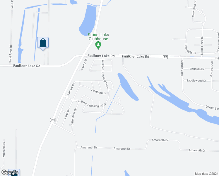 map of restaurants, bars, coffee shops, grocery stores, and more near 12900 Faulkner Crossing Drive in North Little Rock