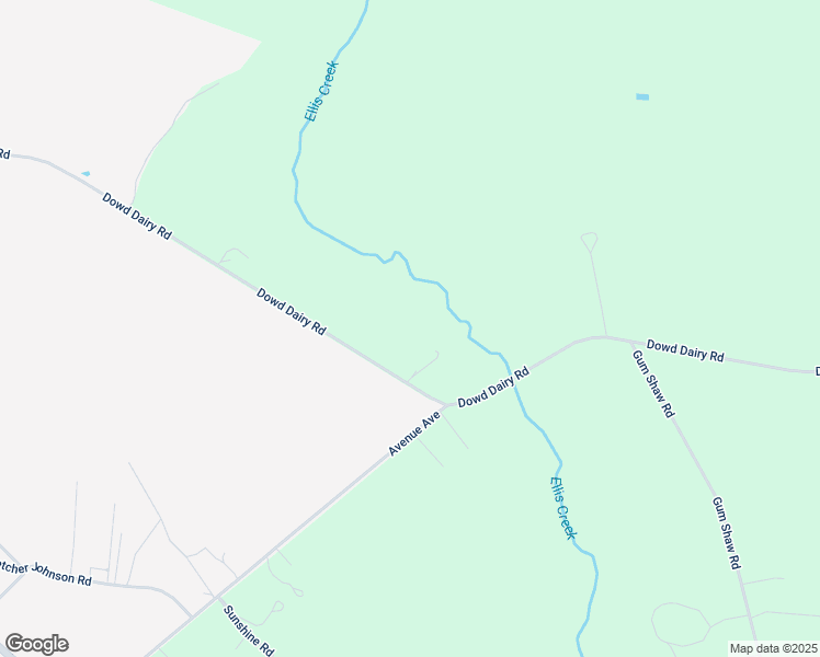 map of restaurants, bars, coffee shops, grocery stores, and more near 1363 Dowd Dairy Road in White Oak