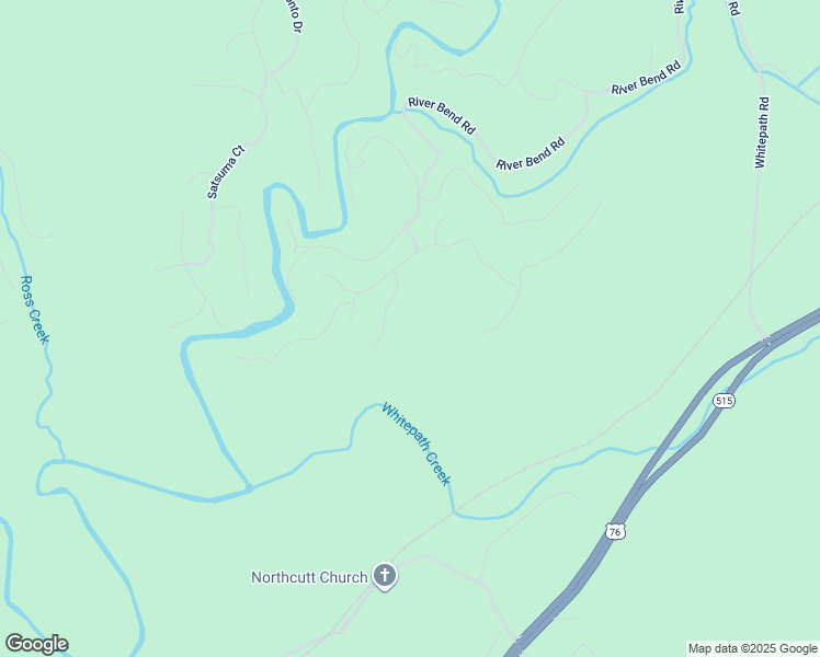 map of restaurants, bars, coffee shops, grocery stores, and more near 1-299 River Ranch Road in Ellijay